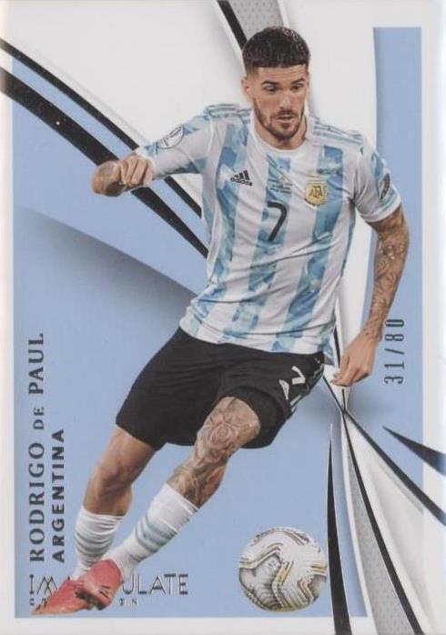 2021 Panini Immaculate Collection - Rodrigo de Paul #14 for sale