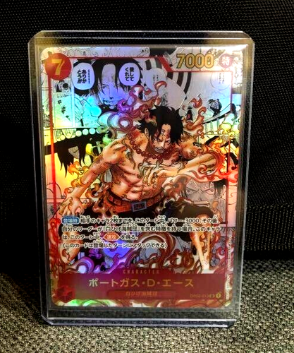 ONE PIECE Card Game TCG Portgas D Ace Paramount War OP02 013 SR Super 