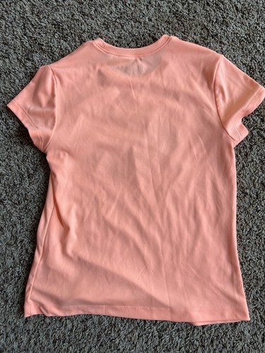 Prince Girl’s Medium (10-12) Neon Orange T-Shirt; Racquet Get Served - Picture 4 of 4