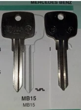 Mercedes M79T, MB15, Vintage Key Blank.