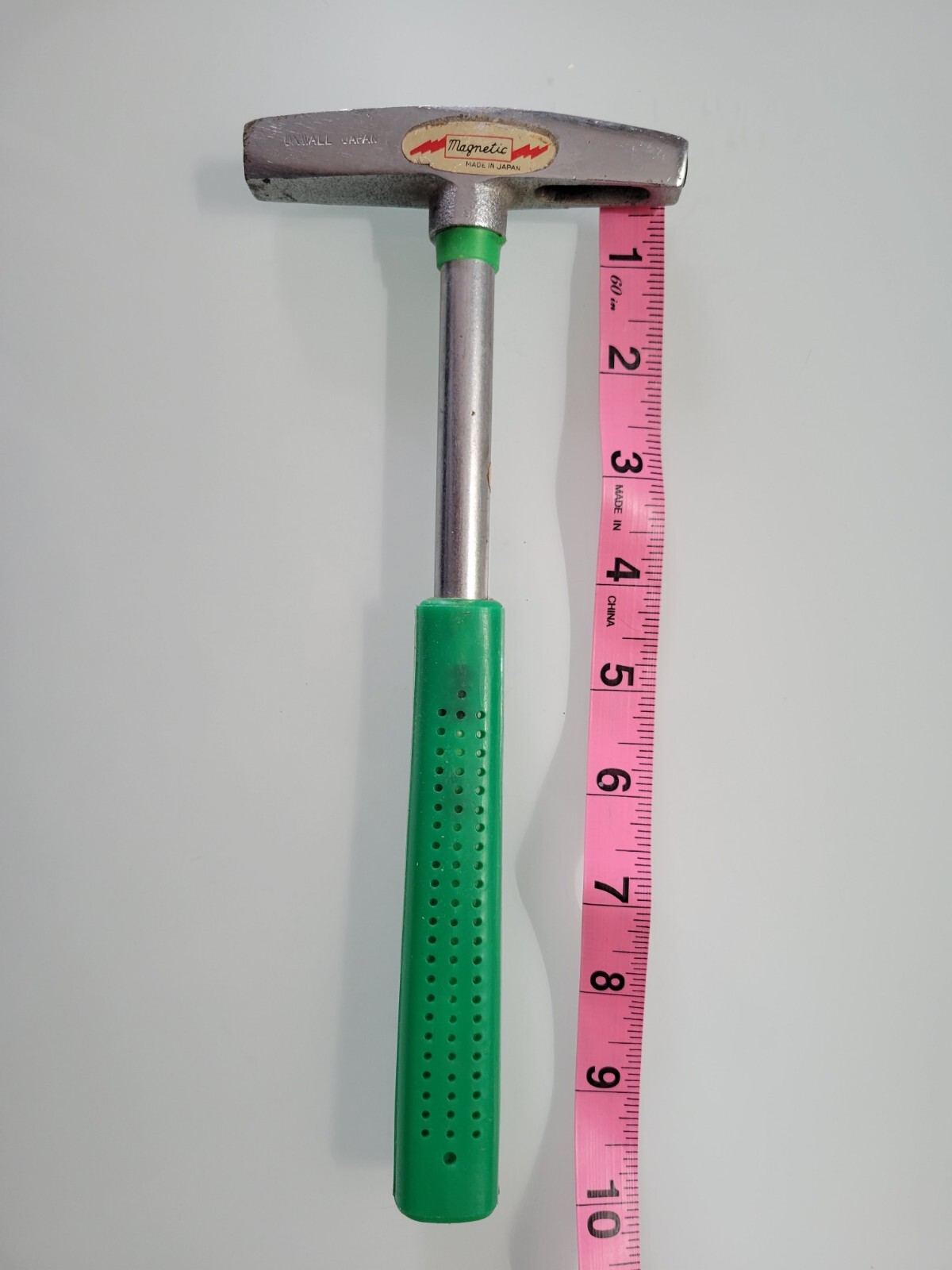 Oxwall Hammer 10 Inch green Rubber Grip Japan Tool Vintage eBay