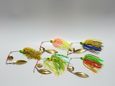 Chatterbait lures Mackerel bass Pike ( pack of 2 or 3) spinners soft skirt  | eBay