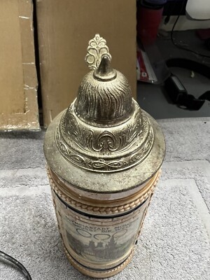 Vtg 1972 Olympiastadt München Grüsst Die Welt Beer Stein Gerz