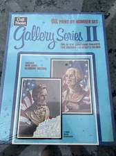 New Vintage Craft Master Paint By Number Kit Gallery Series 2 Great Americans