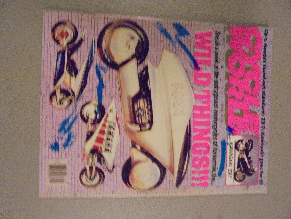 あ APRIL 1989 CYCLE WORLD MAGAZINE,WILD THINGS,HONDA CB-1