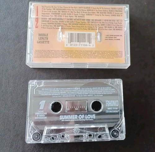 Time Life Summer Of Love The Hits Of 1967 Cassette 1987 RHINO Music RNDC 71106 - Picture 2 of 9