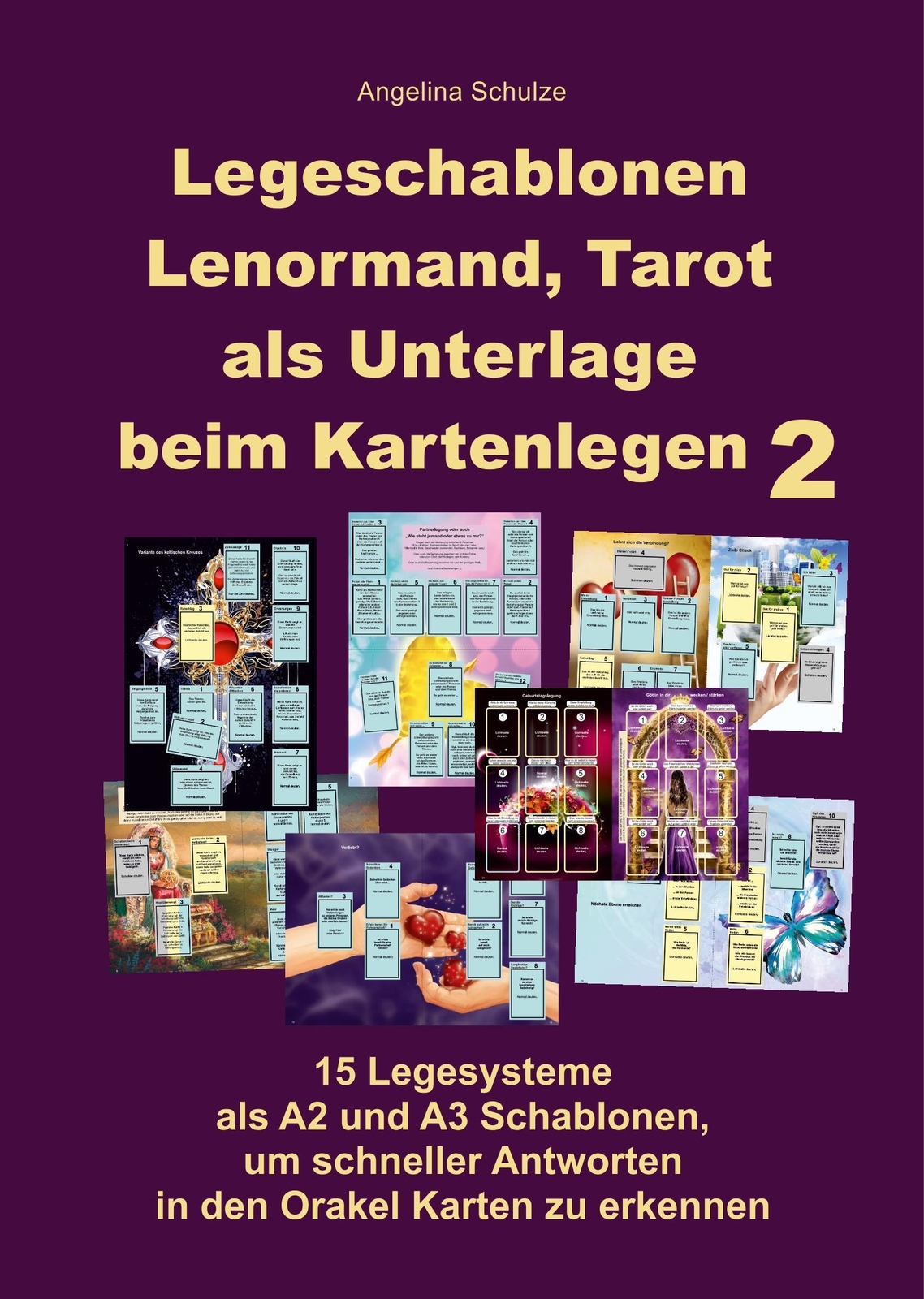 Legeschablonen Lenormand, Tarot Als Unterlage Beim Kartenlegen 2 |