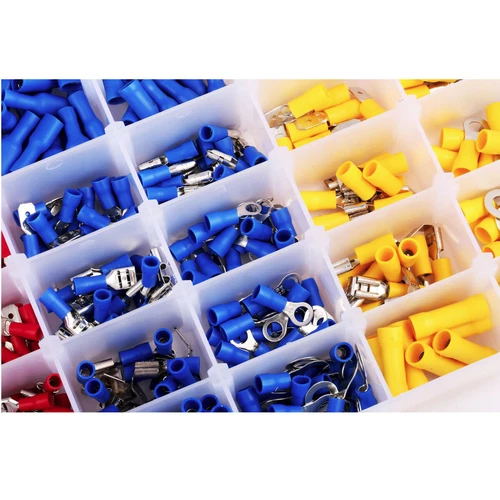 1200X Kabelschuhe Sortiment Box Auto KFZ Steckverbinder Satz Flachstecker Set De - Bild 5 von 14