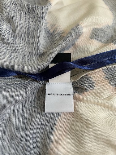 Sz 6 NWT DVF Diane von Furstenberg NEW JULIAN TWO Shibori Leaves Silk Wrap Dress - Picture 12 of 12