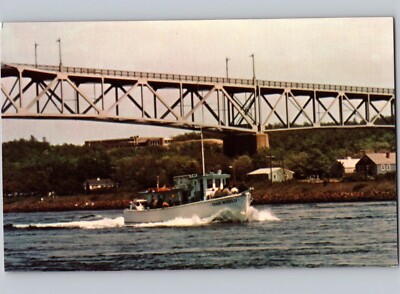 c1960 Deep Sea Fishing Trade Winds IV Onset Massachusetts MA Postcard