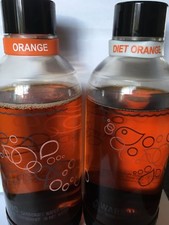 Soda Rings-Labels for SodaStream Bottles.  Orange & Diet Orange