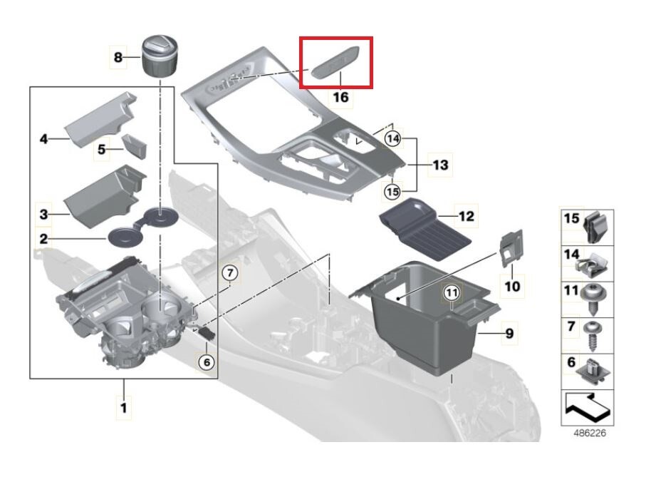 BMW GENUINE M Performance X3 X4 F97 F98 G01 G02 INSCRIPTION TRIM 