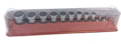 #ad #ad New Snap on™ 211FDSY 11Pc 3 8quot; Drive 12 pt SAE Flank Drive SemiDeep Socket Set $269.99