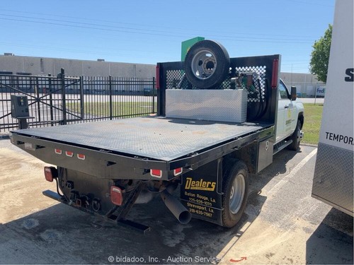 2018 Chevrolet 3500HD 9' Flatbed Crew Cab Pickup Truck Fuel Tank bidadoo -Repair - Picture 6 of 12