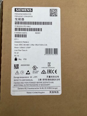 6SL3210-1PE11-8AL1 SINAMICS Leistungsmodul PM240-2 - 0,55 kW