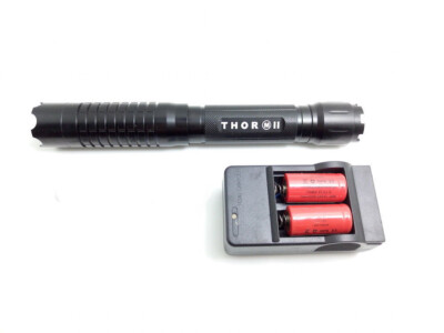 450nm Blue pointer Pen Adjustable Focus Visible Beam light Flashlight