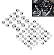 62Pcs Engine Topper Screw Bolts Caps For Harley Softail Road Glide FLTRX FLTRU