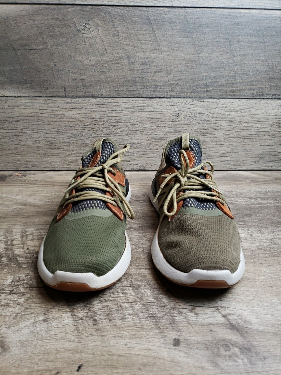 Olukai Mio Li Sneakers Hunter Green Lava Rock Shoes 10440-HGLR