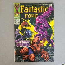 FANTASTIC FOUR #76 MARVEL 1968 STAN LEE & JACK KIRBY SILVER SURFER & GALACTUS!