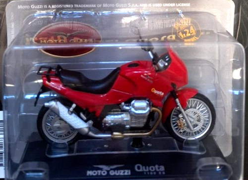 HACHETTE STARLINE 1:24 MOTO GUZZI QUOTA 1100 ES CON FASCICOLO 18 - Picture 2 of 2
