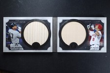 2013 Topps Museum Collection Jumbo Lumber Dual Relic Booklet Rodriguez Pujols /5