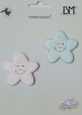 PATCH APPLICAZIONE RICAMATA TERMOADESIVA BIMBA / BIMBO PER COPERTINA