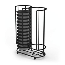 Xavax Tassimo Kapselhalter für 26 Kapseln, eleganter Organizer in Schwarz-matt