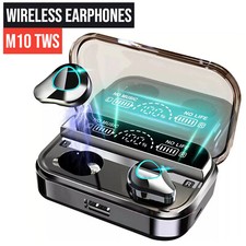 TWS Bluetooth Earbuds Waterproof Bluetooth 5.1 Headset Noise Cancelling Wireless