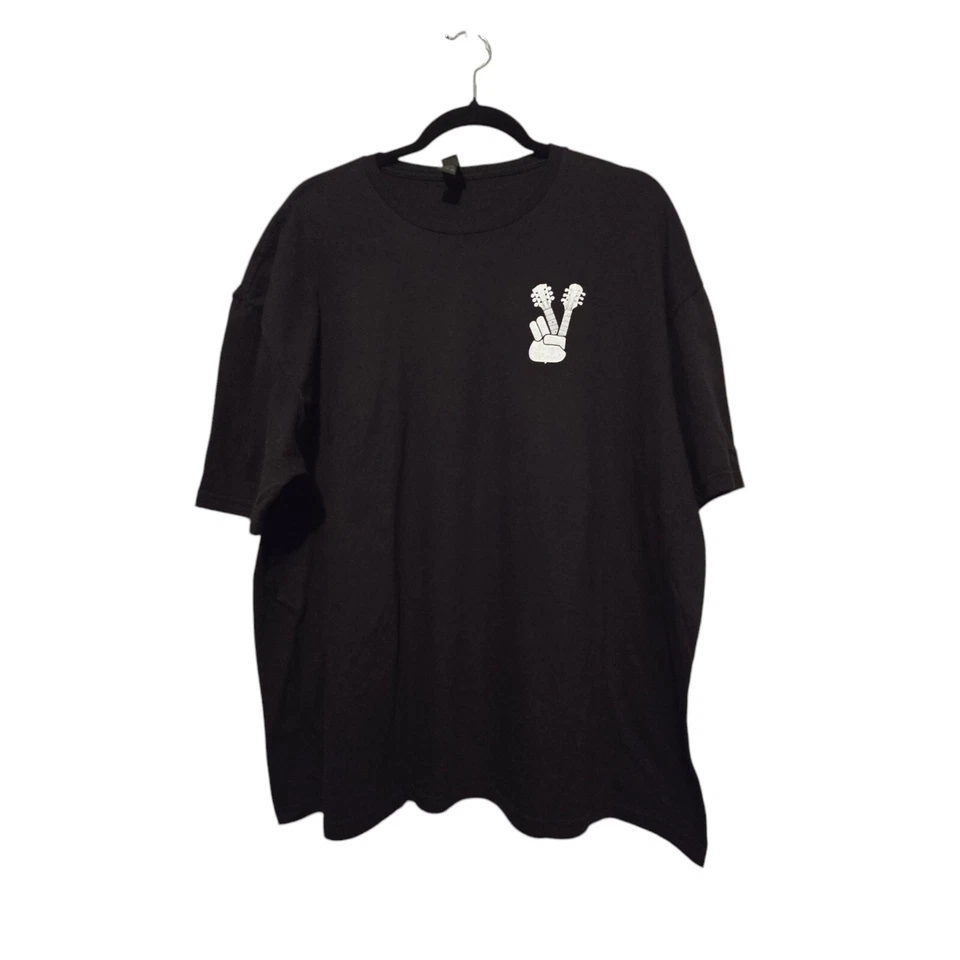 Camiseta Gráfica Guitar Heaven Gildan 2XL Colorida Rock Metal Retro Gutaristas Foto 2 de 4