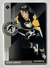 MARIO LEMIEUX 2023-24 UD Synergy METAL Cast For Greatness SP #CG-27 Upper Deck