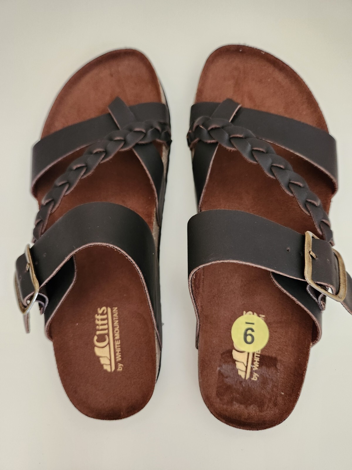 APL Sandalo donna bianco montagna Hazy plantare marrone scuro taglia 9