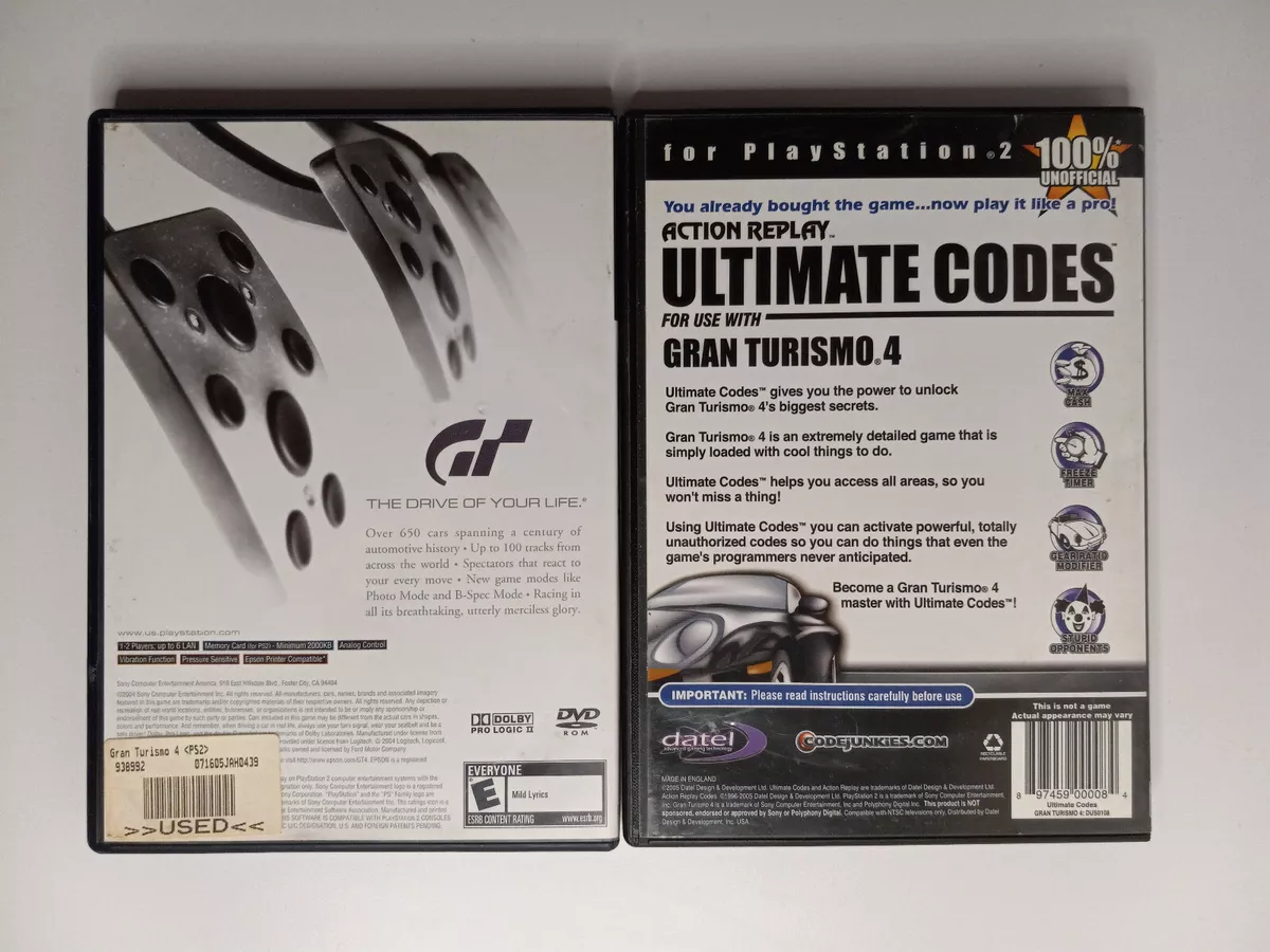 Ultimate Cheats - Gran Turismo 4