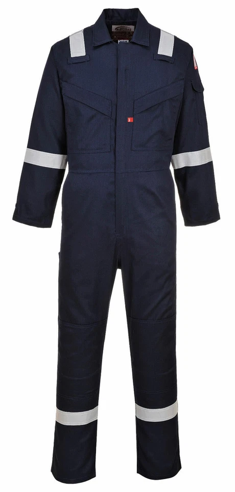 Portwest UFR21 Super Lightweight FR Anti-Static Safety Work Coverall ASTM NFPA - Image 2 of 4