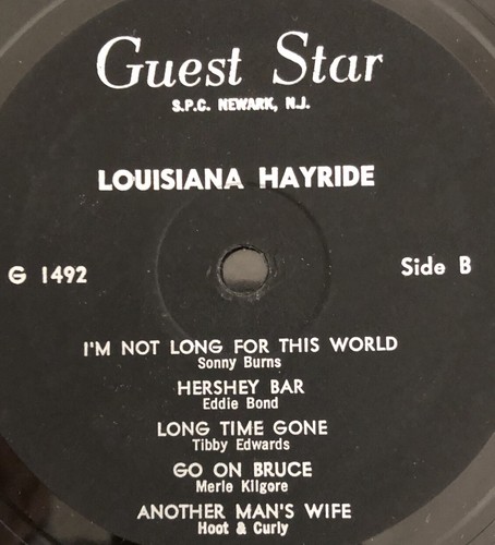 Stars And Guests Of The Louisiana Hayride Vinyl LP Record (G 1492) - Picture 6 of 6