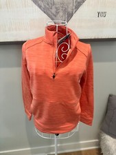 DSG Boys' Training 1/4 Zip Jacket - Coral Glow Heather - Medium 10-12 - NWT
