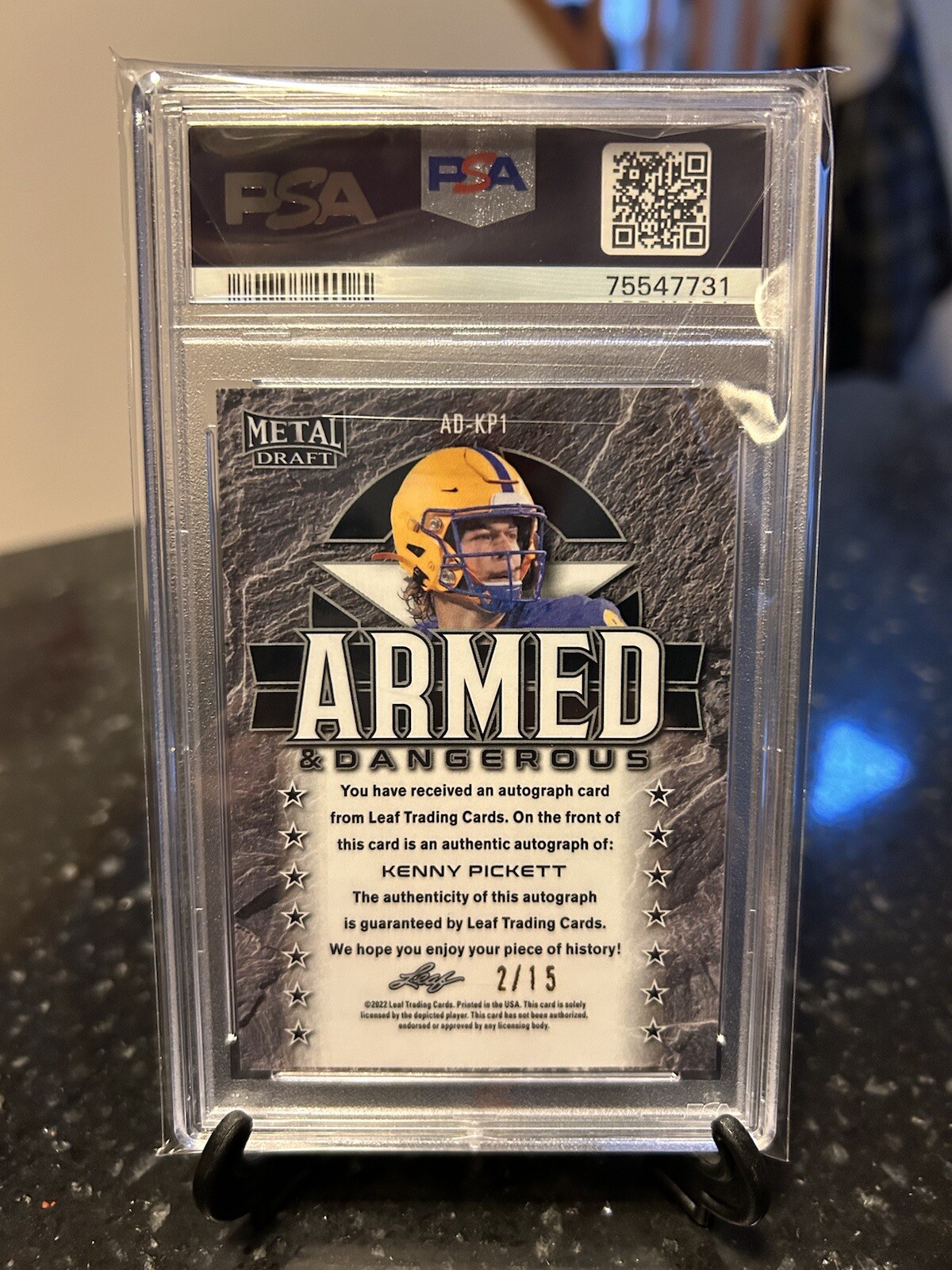 2022 Kenny Pickett Leaf Auto Rare 🔥 eBay