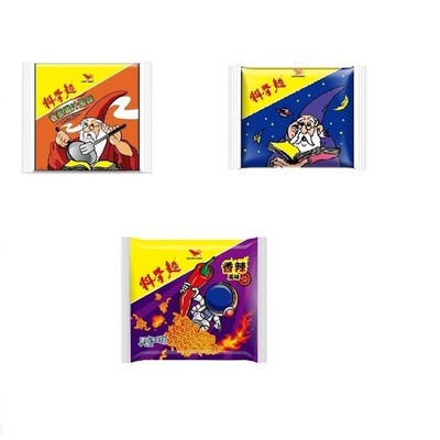 NEW Taiwan Uni-President Science Noodle Ramen 40g Pack 統一 科學麵 (原味/雞汁/辣味)