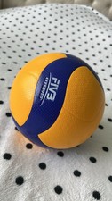 Molten V5M5000-3N Flistatec NCAA Volleyball – Size 5, PU Microfiber, Red/White/Blue