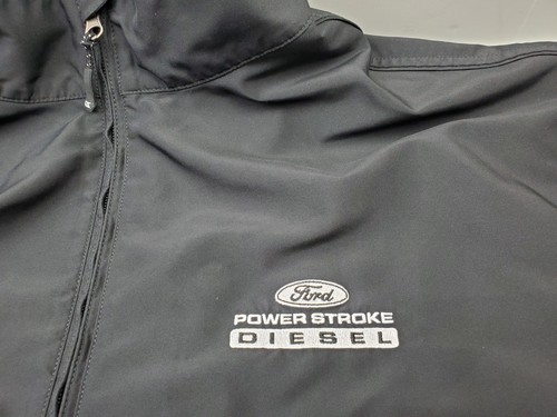Cuter & Buck Ford Powerstroke Diesel Long Sleeve Black Windbreaker Jacket XXXL - Picture 2 of 9