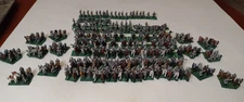 15mm American Civil War ACW Confederate Cavalry & dismounted Painted mini's.