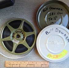 1972 8mm Super 8 Film Michigan Snowmobile Club Trip To Canada Movie MI