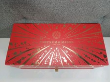 Fortnum & Mason Red & Gold Champagne/Wine & Chocolates EMPTY Gift Box
