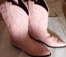Women's Cowboy Boots Vittorio Ricci Pink Size 8.5 Very clean