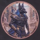 Egyptian god Anubis Coloured High Relief 5 oz .999 Fine Copper Coin