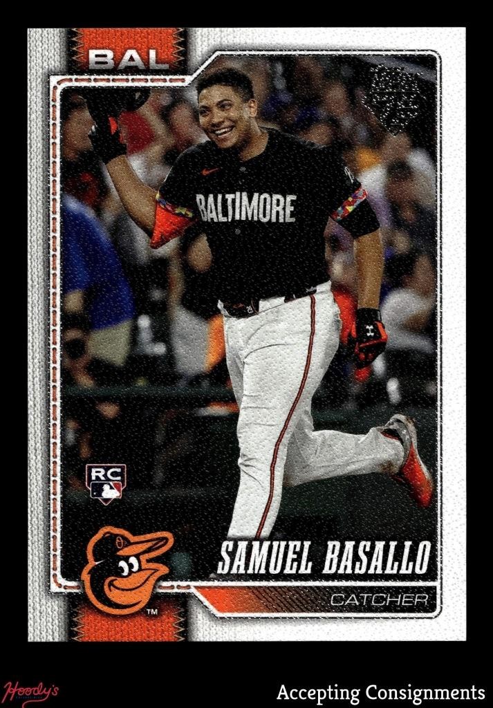 2026 Topps Canvas #104 Samuel Basallo RC ROOKIE 31/50 Orioles