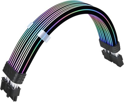 Thermaltake Tt Mod ARGB 8-Pin Cable; Illuminated Cable Extension; 345mm Length