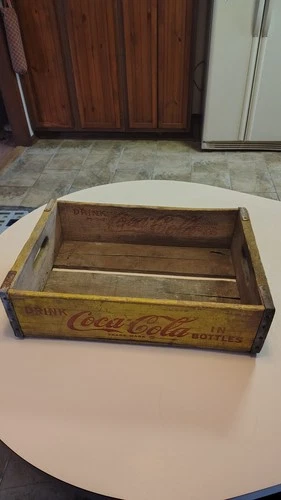 Coca-Cola Vintage Wooden Soda Crate Cabinet