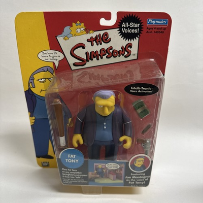 #ad The SImpsons World of Springfield Fat Tony Figure 2002 Playmates 42043 $13.00