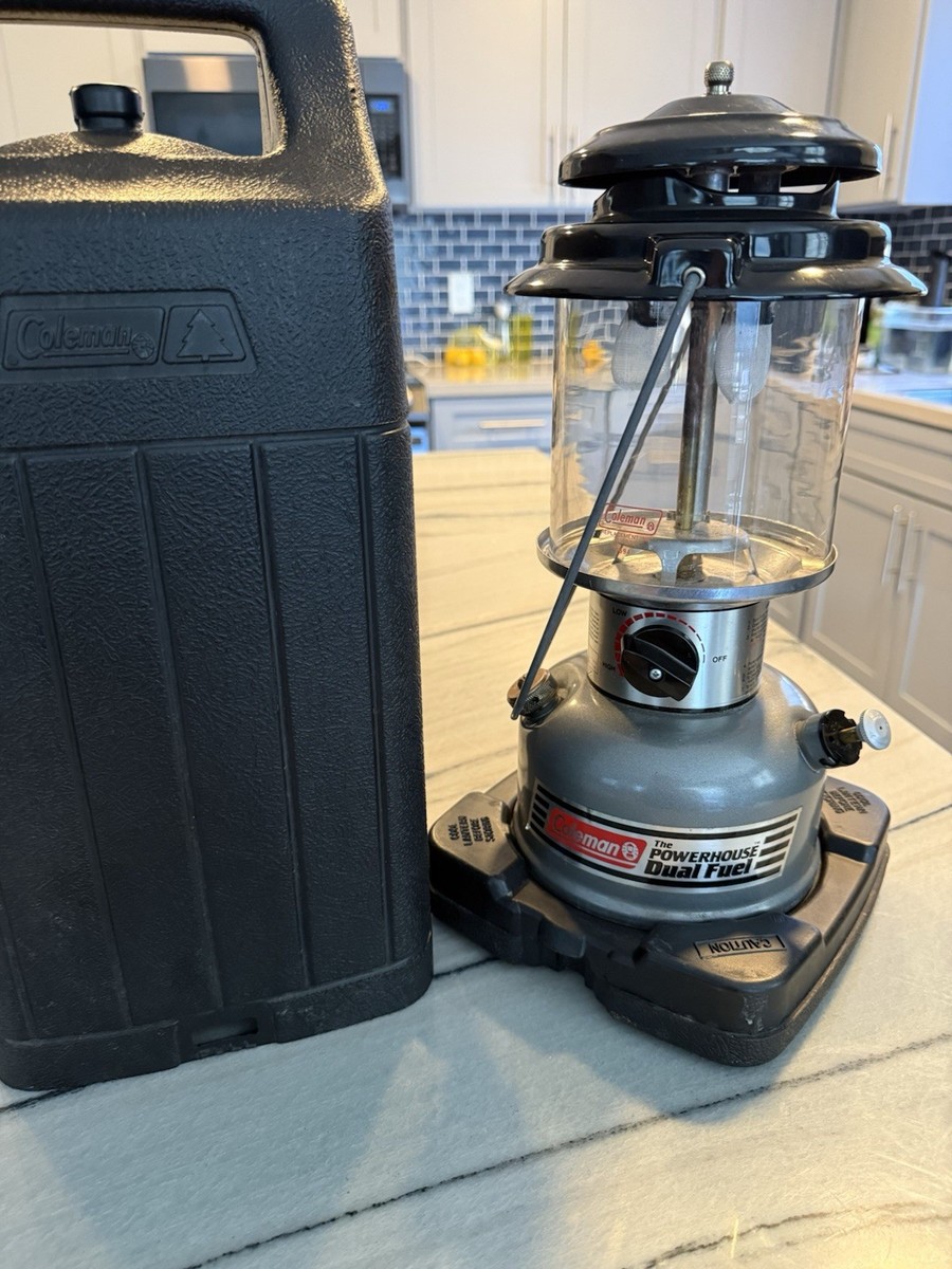 Coleman コールマン ランタンセット ヴィンテージ USA 295 COLEMAN MODEL 295 POWERHOUSE DUAL FUEL DOUBLE MANTLE LANTERN FEB
