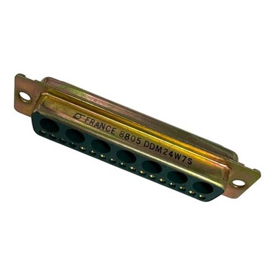 DDM24W7S ITT Cannon Mil Spec D Sub Connector Mixed Contacts